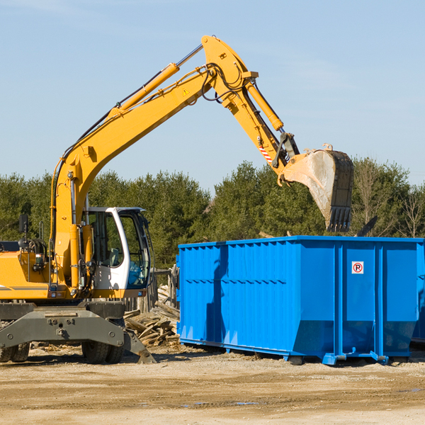 how many times can i have a residential dumpster rental emptied in Blaine